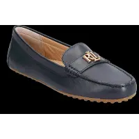 Ralph Lauren Barnsbury Nappa Leather Driver - Navy - 36