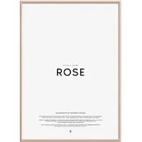 Poster & Frame Rose Wood Frame - Pink - 30X40CM