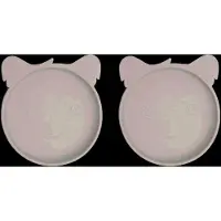 Nuuroo Akila Silicone Plate 2-Pack Koala - Beige - ONE SIZE