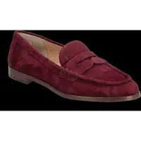 Ralph Lauren Wynnie Suede Loafer - Burgundy - 38