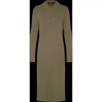 Ralph Lauren Rib-Knit Polo Dress - Green - M