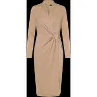 Ralph Lauren Str Matte Jersey-R-Knt-Dresses - Beige - 46