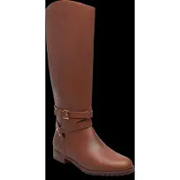 Ralph Lauren Collins Calfskin Tall Boot - Brown - 37