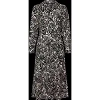 Ralph Lauren Floral Crepe Midi Dress - Black - 38