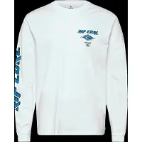 Rip Curl Fade Out Icon Pitkähihainen valkoinen, S