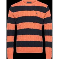 Ralph Lauren 5/1 Roving Cotton-Sweater-Pullover - Orange - L