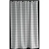 Södahl Shower Curtain Vista - Grey - 180X200CM x 200