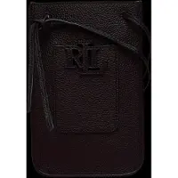 Ralph Lauren Pebbled Cameryn Crossbody Tech Case - Black - ONE SIZE
