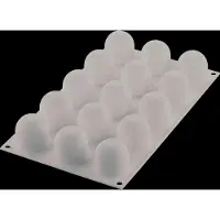Silikomart Mini Puff 15Pcs Ø40 H40 - Grey - FOR 15PCS