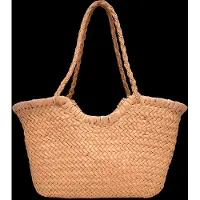 Gina Tricot Braided Straw Bag - Brown - ONE SIZE