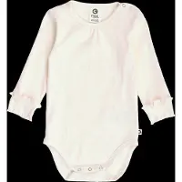 Müsli Cozy Me Rib Deco L/S Body - Cream - 86