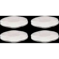 Serax Plate Ribbed M Inku By Sergio Herman Set/4 - Cream - Ø 13.9 CM