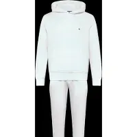 Tommy Hilfiger Flag Logo Tracksuit - White - XL