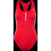 Puma Women T7 Swimsuit 1P - Red - L