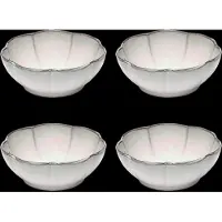 Serax Bowl Ribbed L Inku By Sergio Herman Set/4 - Cream - L