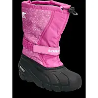 Sorel Youth Flurry Boot Print - Pink - 38