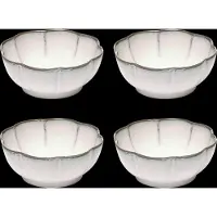 Serax Bowl Ribbed Xl Inku By Sergio Herman Set/4 - Cream - XL