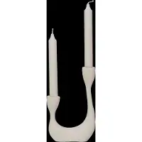 Urban Nature Culture Candle Holder Palesa, Almond Milk - Beige - H 21.5CM