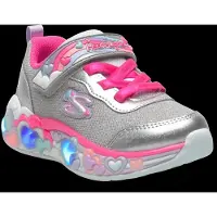 SKECHERS Eternal Heart Lights - Ton Of - Silver - 22.5