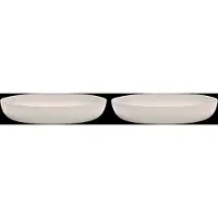 Serax Plate High White Pepper Black Feast By Ottolenghi Set/2 - White - Ø 22 CM