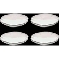 Serax Plate Ribbed S Inku By Sergio Herman Set/4 - Cream - Ø 8.9 CM