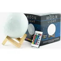 Robetoys Moon Lamp 3D - Multi/patterned - 15 cm