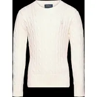 Ralph Lauren 20/2 Cotton-Cable Cn-Tp-Swt - White - 132-140