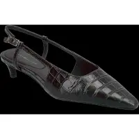 Tommy Hilfiger Croc Slingback Slanted Heel - Black - 39