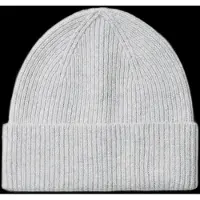 Selected Slmmason Merino Wool Beanie - Grey - ONE SIZE
