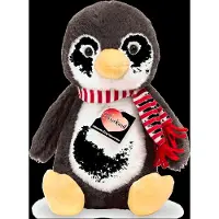 Teddy HERMANN® Penguin Pancho 23 Cm - Black - ONE SIZE
