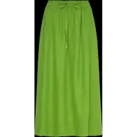 Selected Slflinna Mw Midi Linen Skirt B - Green - 36