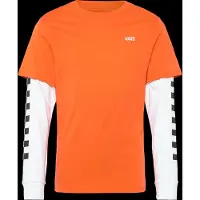 Vans Long Check Twofer - Orange - XL