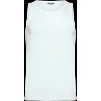 Weekday Classic Ribbed Tank Top - White - XS