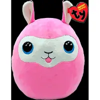 TY Lana - Pink Llama Squish 35Cm - Multi/patterned - 35 CM