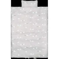 Vanilla Copenhagen Sengetøj - Junior - Swandersen - Grey - 100X 140CM/40X 45CM