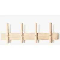 We Do Wood Reces Knagerække Eg - Brown - L:48CM x 48