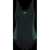 Speedo Womens Placement Muscleback - Black - 36