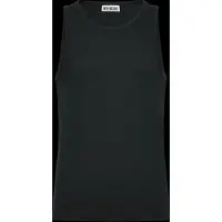 Weekday Classic Ribbed Tank Top - Black - L