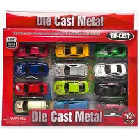 Suntoy Bil Metall 12 St 7,5 Cm - Multi/patterned - ONE SIZE