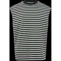 Weekday Loose Fit Square Cotton Tank Top - Grey - XS