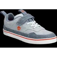 Timberland Stone Jump Low Hook & Loop Sneaker Lt Blue Canvas - Blue - 38