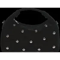 Núnoo Dandy Rivet Suede Black - Black - ONE SIZE