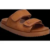 Tommy Hilfiger Double Strap Nubuck Sandal - Brown - 41