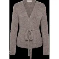 Selected Slfgabella Ls Knit Belt Cardigan - Beige - XXL