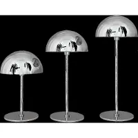 Dyberg Larsen Along Led Minibordlampe Krom 3 Stk. 10,15,20Cm - Silver - ONE SIZE
