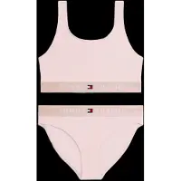 Tommy Hilfiger Bralette Set Print - Pink - 164-170
