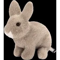 Teddy HERMANN® Sitting Rabbit Grey 20 Cm - Grey - ONE SIZE