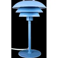 Dyberg Larsen Sixteen Bordlampe - Isblå - Blue - ONE SIZE