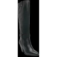 Tommy Hilfiger Th T-Strap Lthr Pointy Long Boot - Black - 39