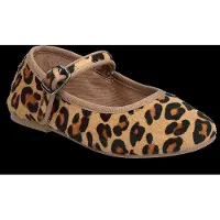 Mango Leopard-Print Leather Ballerinas - Multi/patterned - 21